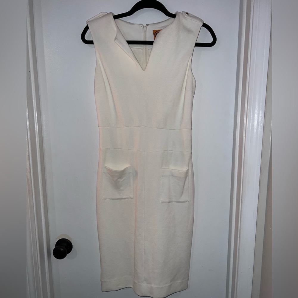 Tory Burch xs women’s white sleeveless dress